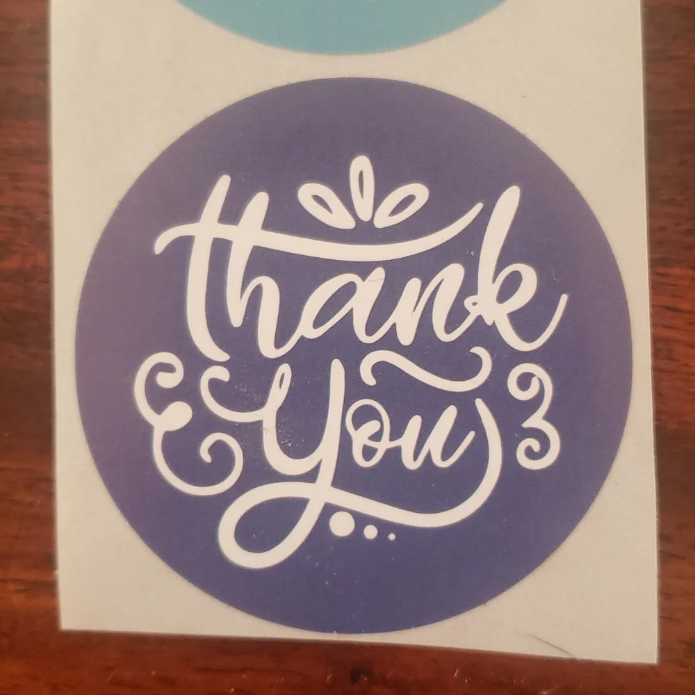 3/$15 THANK YOU STICKERS Set of 50 LARGE 2